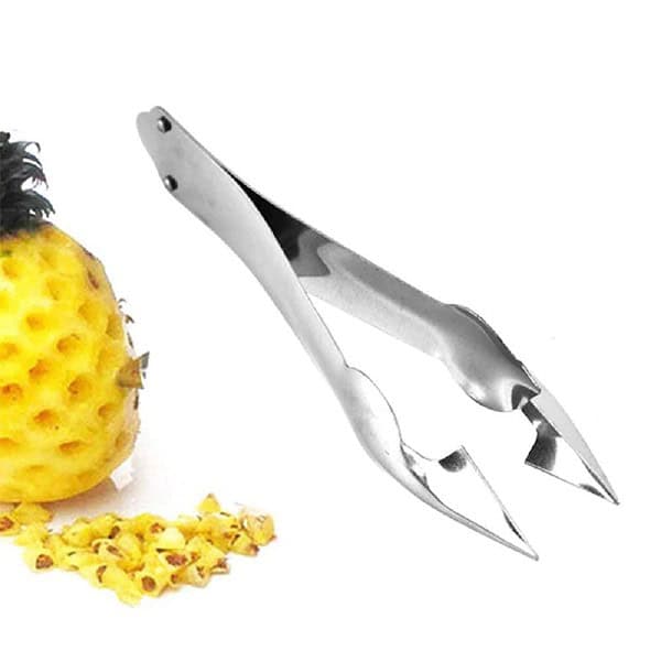 AMGZLE Stainless Steel Convenient Seed Remover Pineapple Eye Peeler 1 Piece A - LXINDIA.COM