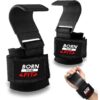 APRPDP Weight Lifting Hooks Hand Grip Wrist Straps for Deadlift Set of 2 PC - LXINDIA.COM