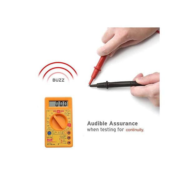 APTECH DEALS Digital Multimeter LCD AC DC Measuring Voltage Current - LXINDIA.COM