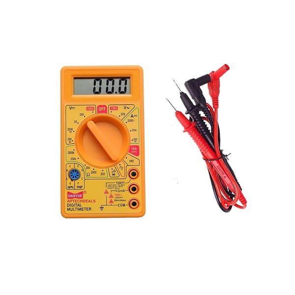 APTECH DEALS Digital Multimeter LCD AC DC Measuring Voltage CurrentA - LXINDIA.COM