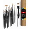 ARTIOS Handmade Professional Artist Painting Brush Set 15 Assorted Brushes 1 - LXINDIA.COM