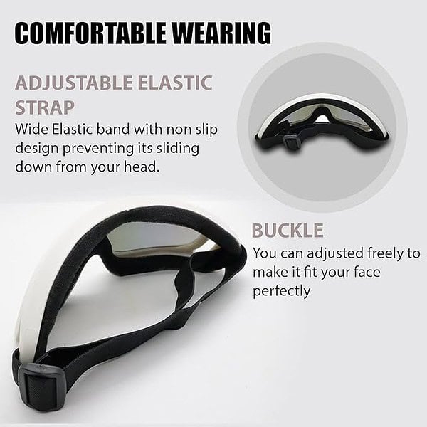 AUTOPOWERZ Goggles for bike rider White Rainbow3 - LXINDIA.COM