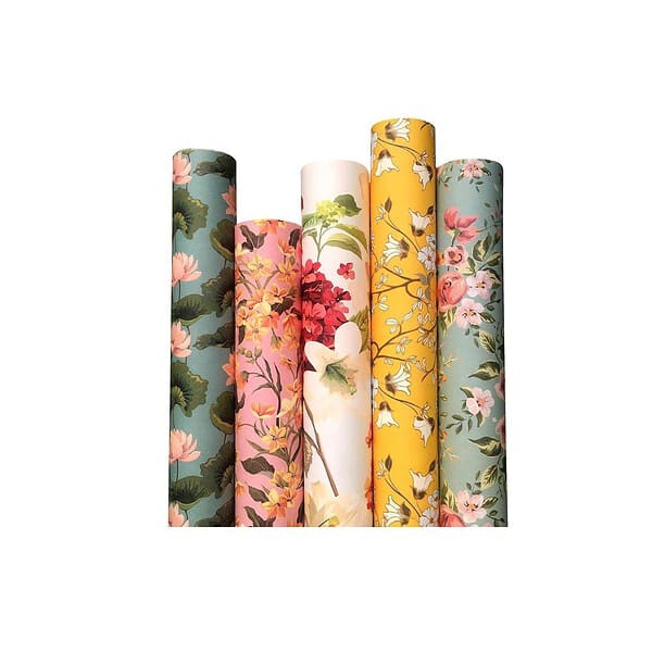 Aakar Pack of 5 Gift Wrapping Paper - LXINDIA.COM