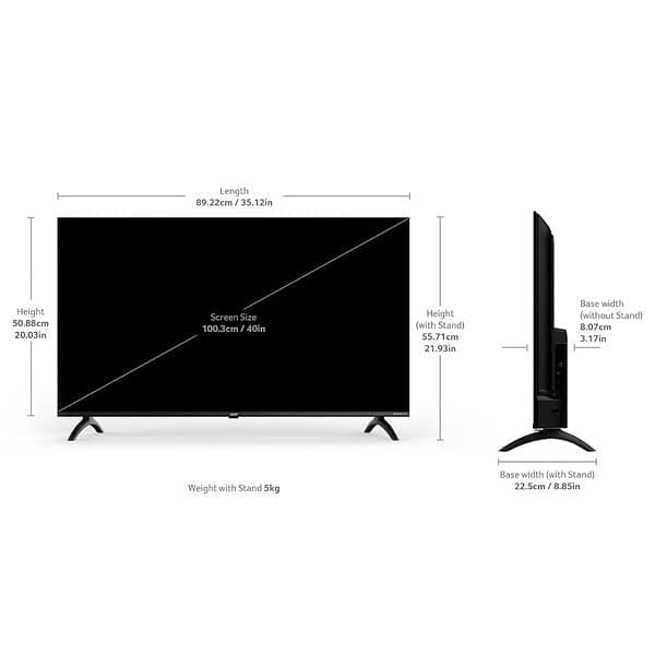 Acer 100 cm 40 inches Pro Series Full HD Smart LED Google TV AR40FDIGU2841AT Black2 - LXINDIA.COM