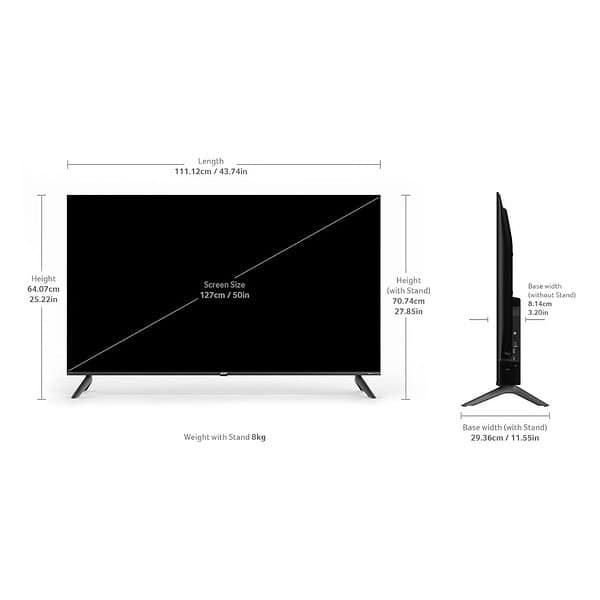 Acer 126 cm 50 inches Pro Series 4K Ultra HD LED Smart Google TV AR50UDIGU2875AT Black5 - LXINDIA.COM