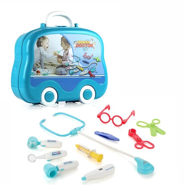 Aditi Toys Doctor Playset For Kids Blue Suitcase - LXINDIA.COM