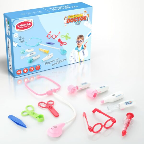 Aditi Toys Doctor Playset For Kids Premium Pink Doctor Set - LXINDIA.COM