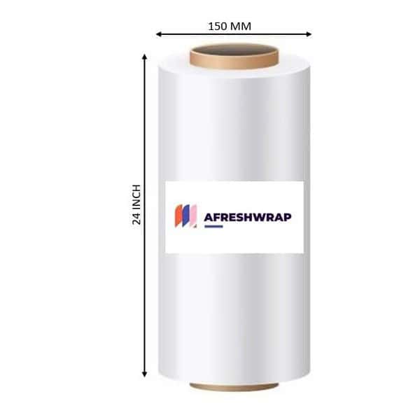 Afreshwrap Films Transparent 24 INCH wrap Roll Multipurpose use 24 Inch Pack of 2 2 - LXINDIA.COM