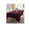 Airwill Cotton Solid Pattern 4 Seater Square Table Cover 55x55 inches Maroon - LXINDIA.COM