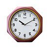 Ajanta Plastic Analog Wall Clock 25 X 25 Cm Brown - LXINDIA.COM