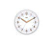 Ajanta Quartz Plastic Radium Wall Analogue Clock White - LXINDIA.COM