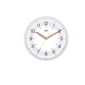 Ajanta Quartz Plastic Radium Wall Analogue Clock White - LXINDIA.COM