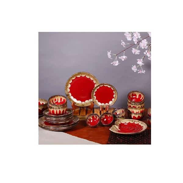 Amalfiee Raajsi Premium Ceramic Dinner Set 16 Pieces 1 1 - LXINDIA.COM