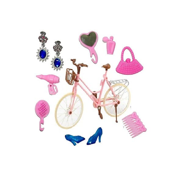 Amitasha Bicycle Doll Toys for Girls with Folding Hands 2 - LXINDIA.COM