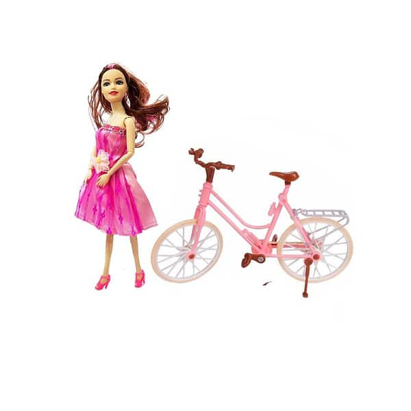 Amitasha Bicycle Doll Toys for Girls with Folding Hands 3 - LXINDIA.COM