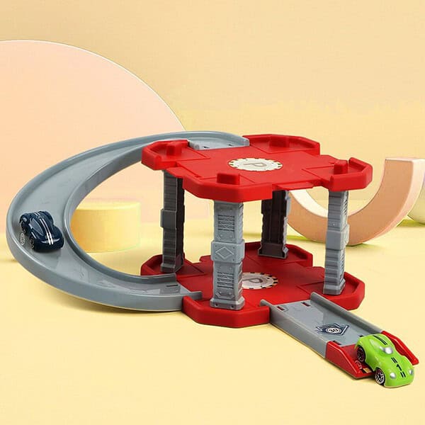 Amitasha Car Parking City Garage Building Race Track Ramp Toy - LXINDIA.COM