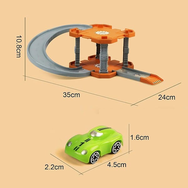 Amitasha Car Parking City Garage Building Race Track Ramp Toy C - LXINDIA.COM