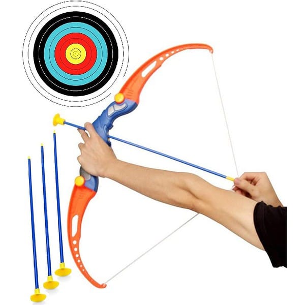 Amitasha Plastic Archery Bow And 6 Arrow Toy Set - LXINDIA.COM