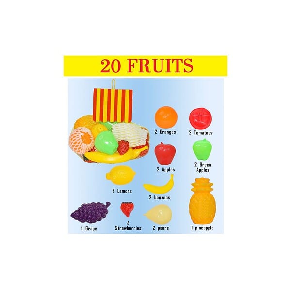 Amitasha Play Fruits Kitchen Playset 20 Pieces02 - LXINDIA.COM