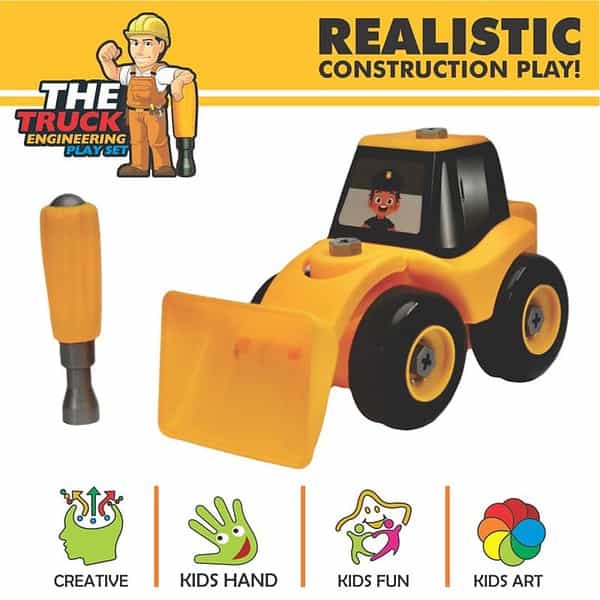 Angelkids Diy JCB Toy A - LXINDIA.COM