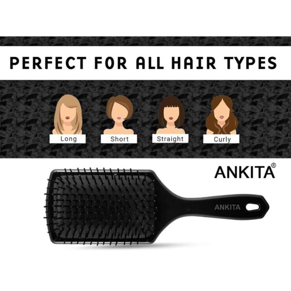 Ankita Hair Brush with Nylon Bristle AP 144BK1 - LXINDIA.COM