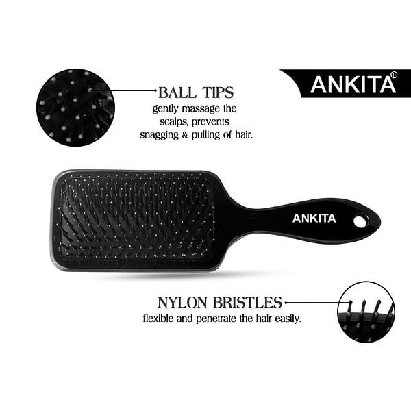 Ankita Hair Brush with Nylon Bristle AP 144BK2 - LXINDIA.COM