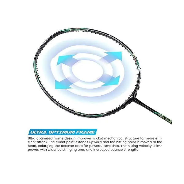 Apacs Asgardia Lite Unstrung Badminton Racket Green - LXINDIA.COM