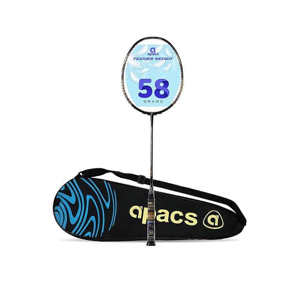 Apacs Feather Weight 55 Badminton Racket BlackA - LXINDIA.COM