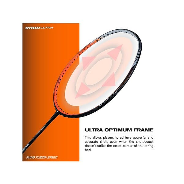 Apacs Nano Fusion Speed 9000 Ultra Badminton Racket OrangeA - LXINDIA.COM