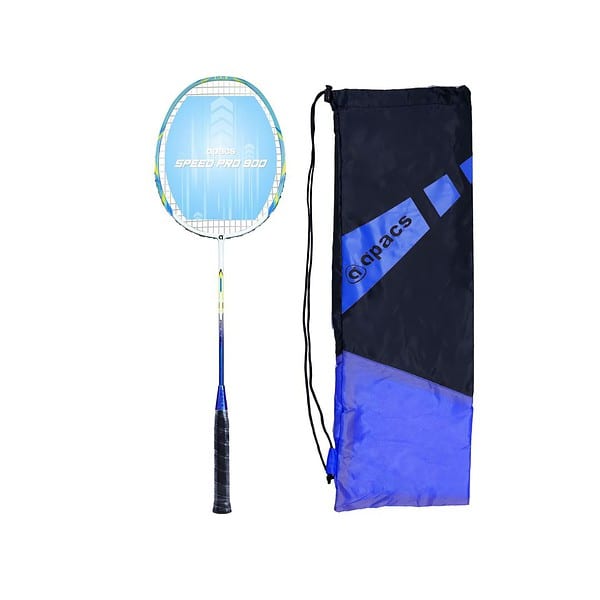 Apacs Speed Pro 900 Strung Head Heavy Badminton RacketWhite Blue - LXINDIA.COM