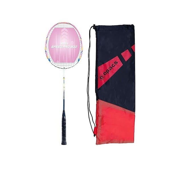 Apacs Speed Pro 900 Strung Head Heavy Badminton RacketWhite Pink - LXINDIA.COM