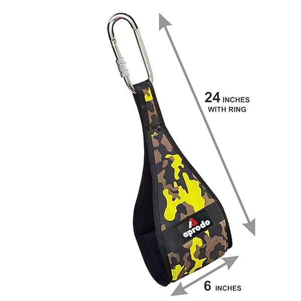 Aprodo Ab Straps Set Pair of Hanging Straps for Pull Up Bar WorkoutGreen Camouflage 2 - LXINDIA.COM