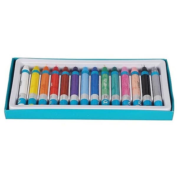 Apsara Jumbo Wax Crayons 14 Shades2 - LXINDIA.COM