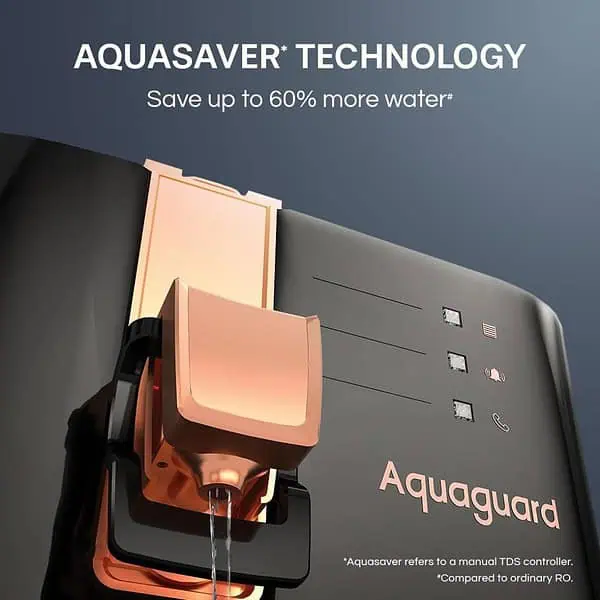 Aquaguard Ritz Stainless Steel Tank 9 Stage RO UV Active Copper Tech Water Purifier1 1 - LXINDIA.COM