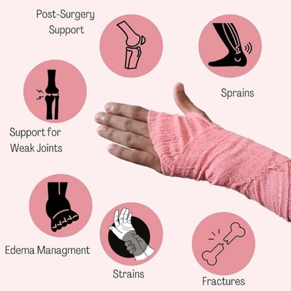 ArthroMitra Pure Cotton Crepe Bandage 1 - LXINDIA.COM