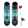 Ash and Roh Wood Duck Fibre Skateboard Seething Multicolor - LXINDIA.COM