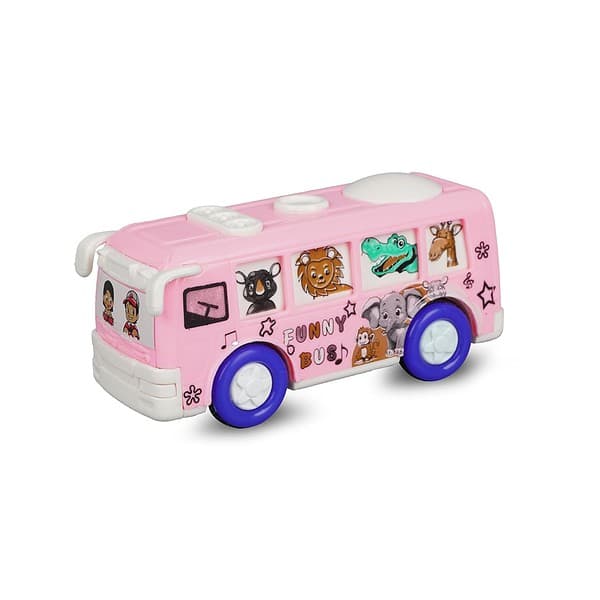 Asian Friction Powerd Plastic Toy Bus - LXINDIA.COM