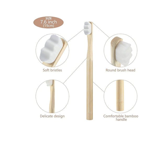 Athelas Super Soft Ecofriendly Bamboo Tooth brush - LXINDIA.COM