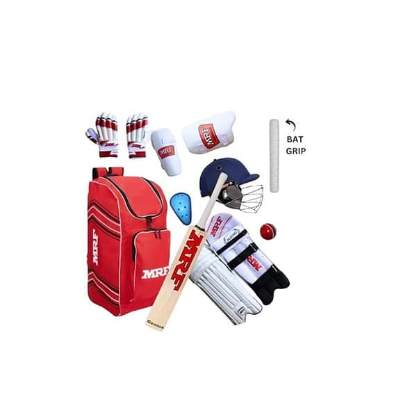 Athlete Zone MRF Cricket Kit Grand Edition Genius VK 18 17 to 21 Years Size 6 no 1 - LXINDIA.COM