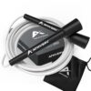 Athverv Adjustable Skipping Rope for Men Women Kids White Black - LXINDIA.COM