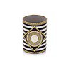 Attro Pen Stand Wooden Designer Round Pen and Pencil Holder Spiral Black - LXINDIA.COM