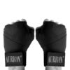 Aurion 3434 Canvas Boxing Hand Wraps 108 inch Black - LXINDIA.COM