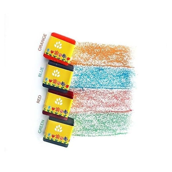 Azafran My First Crayon 4 Jumbo Block Crayons Colors Set for Kids1 - LXINDIA.COM