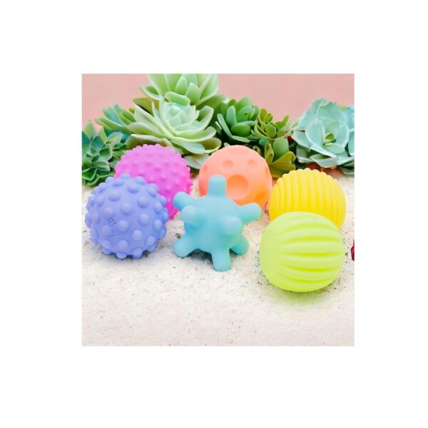 B4BRAIN Sensory Balls Toys Pack of 6 3 - LXINDIA.COM