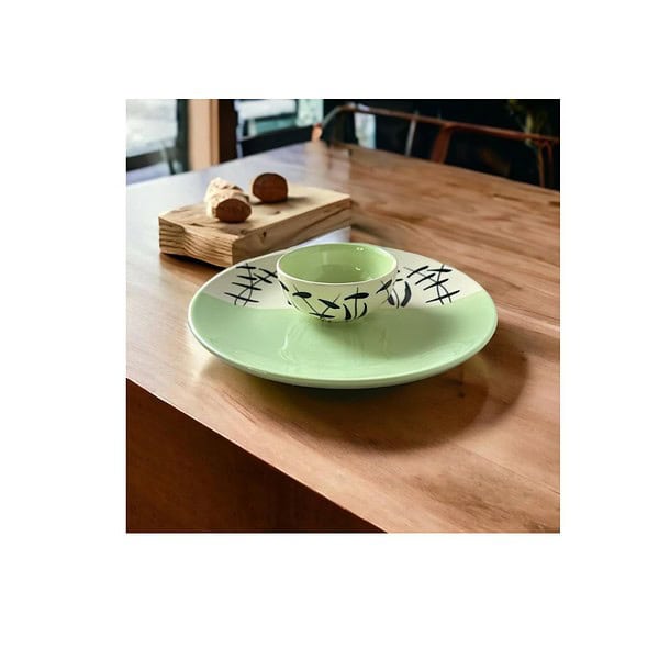 BACKKSPACE RETAIL Hand Painted Ceramic Dinner Set of 18 A 1 - LXINDIA.COM