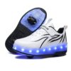 BFOEL Spider Roller Skates Light up Shoes Sneaker for Boys Girls - LXINDIA.COM