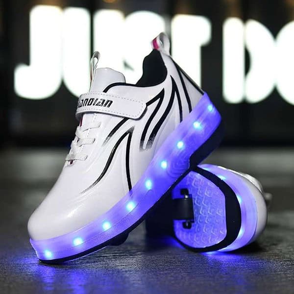 BFOEL Spider Roller Skates Light up Shoes Sneaker for Boys Girls 2 - LXINDIA.COM