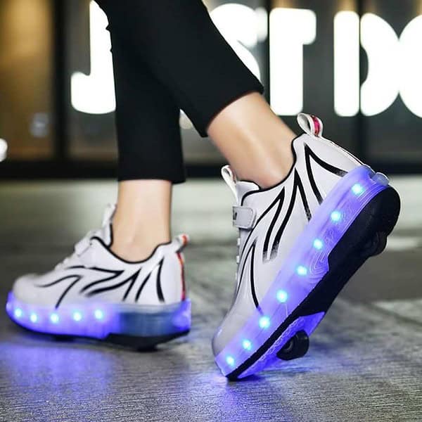 BFOEL Spider Roller Skates Light up Shoes Sneaker for Boys Girls 3 - LXINDIA.COM