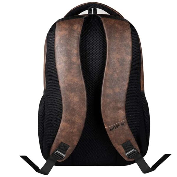 BIGBERRY Newage Rodeo 28 Ltrs leatherite faux leather Backpack 3 - LXINDIA.COM