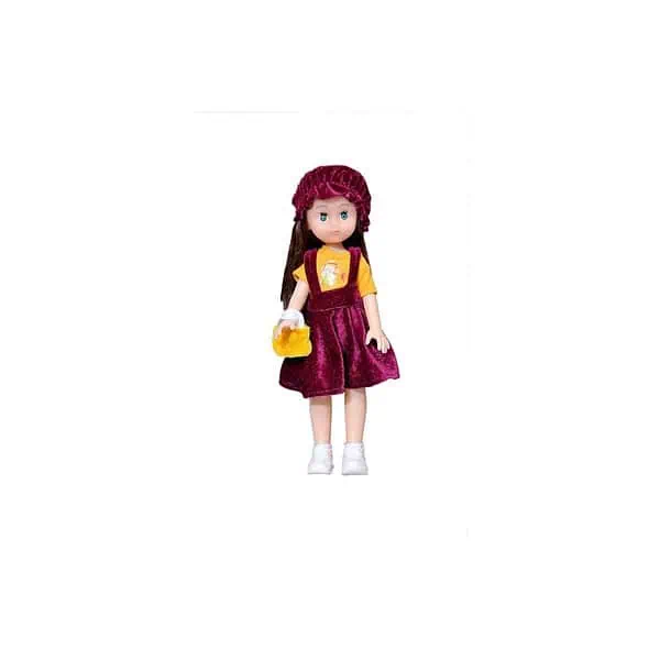 BKDT Marketing Cute Gorgeous Girl Doll Purple Frock - LXINDIA.COM